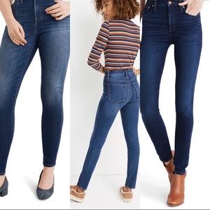 Madewell 10” high rise skinny jeans size 28